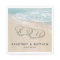 Tropical Vintage Beach Heart Shore Wedding