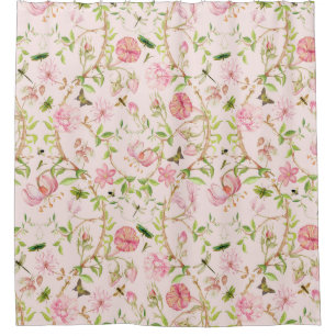 Tropical Vintage Butterflies Garden Chinoiserie