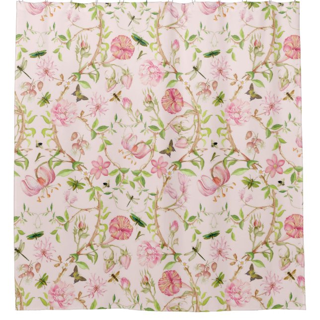 Tropical Vintage Butterflies Garden Chinoiserie (Front)