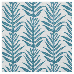 Tropical wart fern  lauae fern leaf pattern fabric