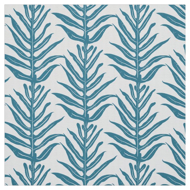 Tropical wart fern  lauae fern leaf pattern fabric (Swatch)