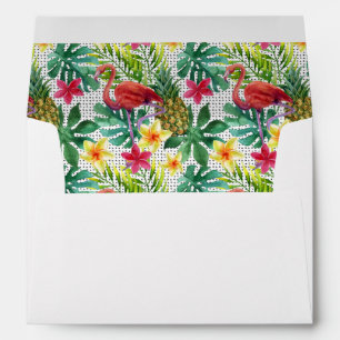 Tropical Watercolor Envelope