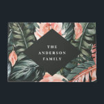 Tropical watercolor foliage floral home decor doormat<br><div class="desc">Tropical watercolor foliage floral home decor.</div>