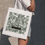 Tropical Watercolor Modern Oasis Leaves Pattern Tote Bag<br><div class="desc">Introducing our Tropical Watercolor Modern Oasis Leaves Pattern collection, now available on Zazzle! Immerse yourself in the vibrant beauty of nature with these stunning products featuring a contemporary twist on tropical foliage.Choose from a wide range of products to suit your needs and personal style. Whether you're looking for home decor...</div>