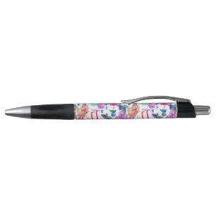 Tropical Watercolor Pattern Pen