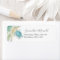 Tropical Watercolor Sea Turtle Return Address