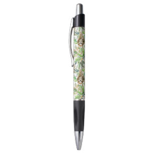 Tropical Watercolor Sloth Pattern Pen