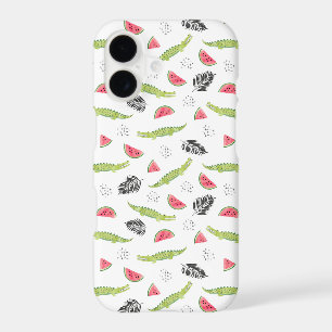 Tropical Watermelon & Crocodile Pattern