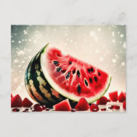 Tropical Watermelon Fruit Slice