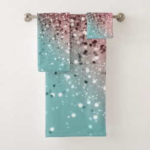 Tropical Watermelon Glitter #1 Bath Towel Set