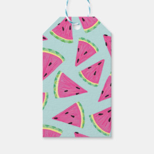 Tropical Watermelon pattern Gift Tags