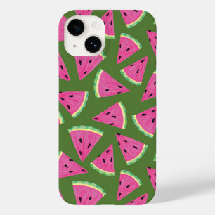 Tropical watermelon summer pattern Case-Mate iPhone 14 case