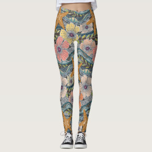 tropical waves earth leggings