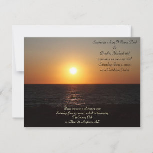 Tropical Wedding Announcement