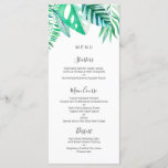 Tropical wedding menu, tropical menu<br><div class="desc">Celebrate in style with this tropical menu,  perfect for your bridal shower,  engagement or wedding.</div>