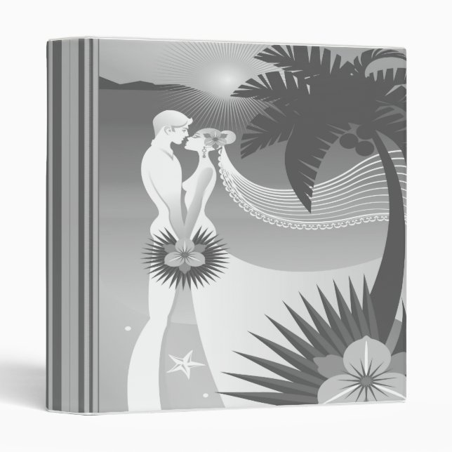 Tropical Wedding Planner Photo Binder (Front/Spine)