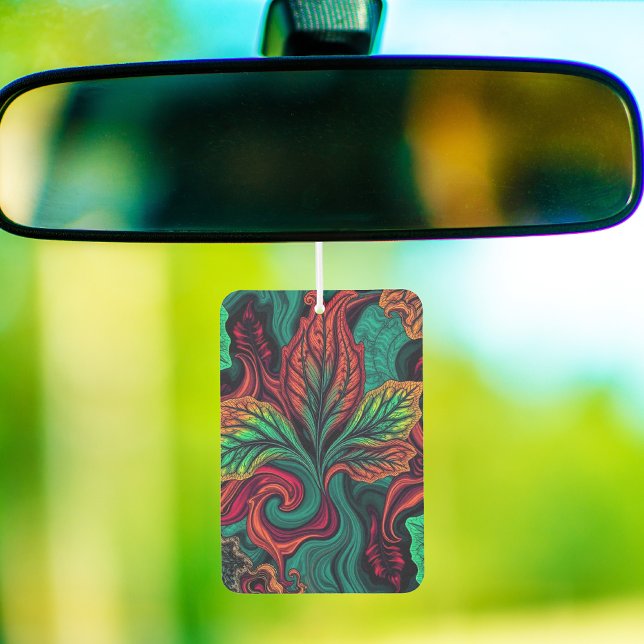 Tropical Whirl Abstract Leaf Air Freshener (Creator Uploaded)