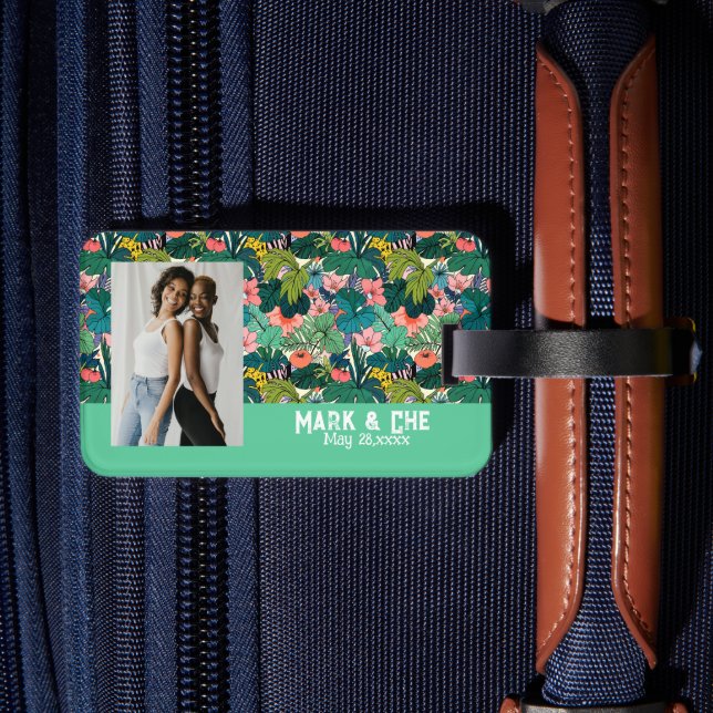 Tropical Will You Be My Luggage Tag (Back Insitu 2)