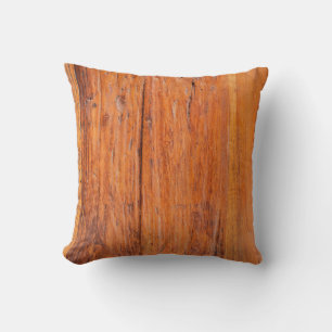 Tropical wood texture. abstract, home decor, backg throw pillow