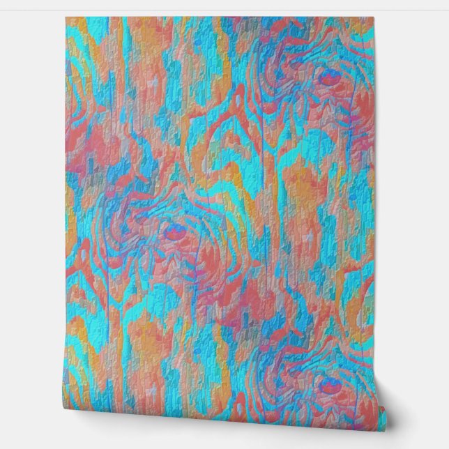 Tropical Wood Wallpaper (Unrolling)