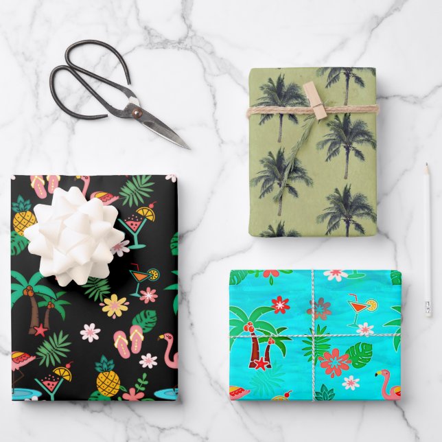 Tropical Wrapping Paper Sheet (Front)