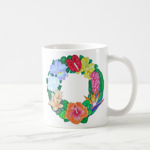 Tropical Wreath Coffee Mug