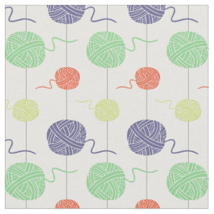 Tropical Yarn Ball String Pattern Fabric