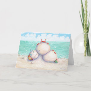 Tropical Yoga Christmas Card