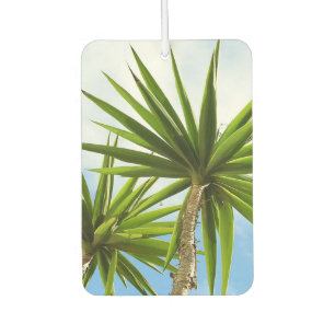 Tropical Yucca Palm Leaves Painting Effect Photo Air Freshener