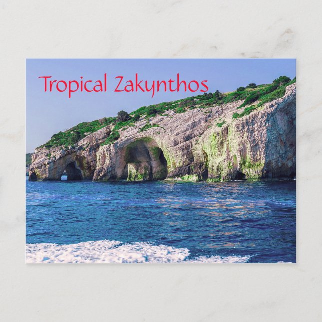 Tropical Zakynthos Postcard (Front)