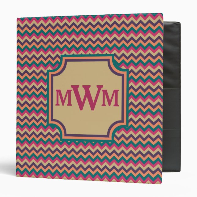 Tropical Zigzag Binder (Front/Inside)