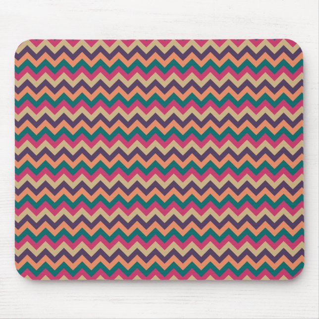 Tropical Zigzag Mousepad (Front)
