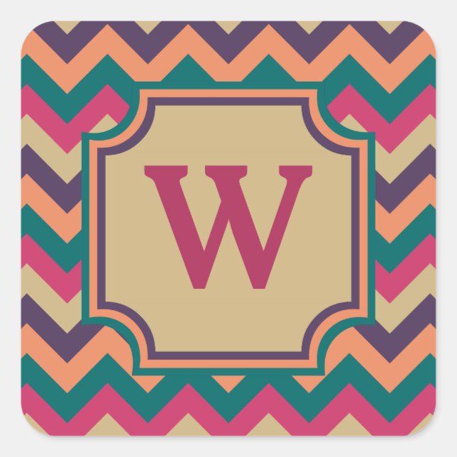 Tropical Zigzag Sticker (Front)