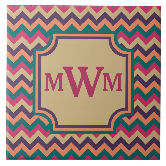 Tropical Zigzag Tile (Front)