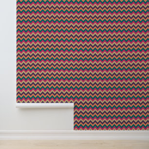 Tropical Zigzag Wallpaper
