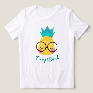 TropiCool Pineapple T-Shirt – Fun Summer Fruit Des Tri-Blend Shirt