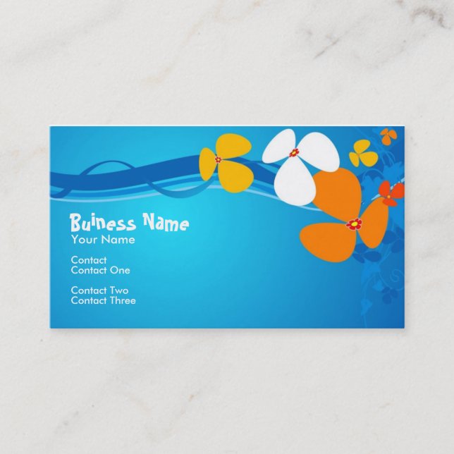 Tropics Business Cards (Front)