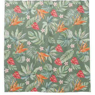 Tropics Flower and Foliage Fantasy Pattern