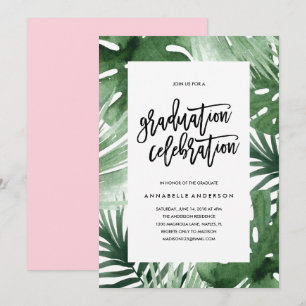 Tropics Graduation Celebration Invitation