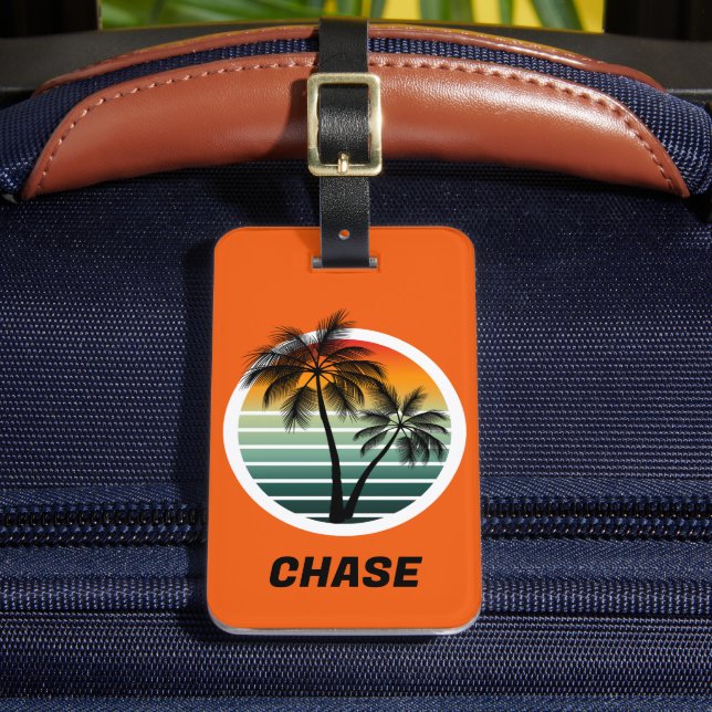 Tropics Luggage Tag (Front Insitu 2)