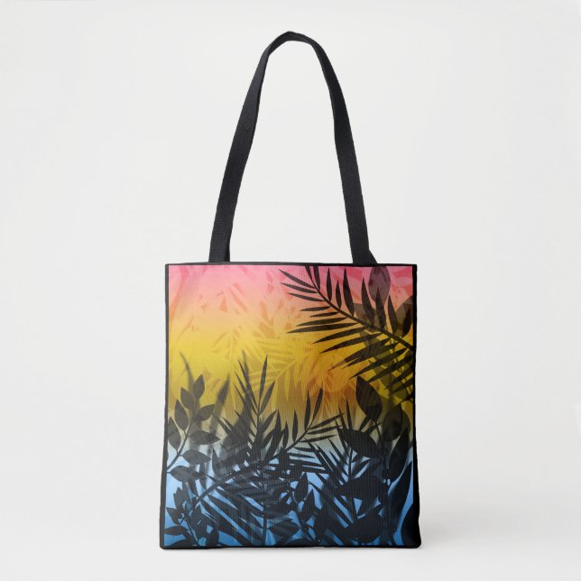 tropics, summer tote bag (Front)