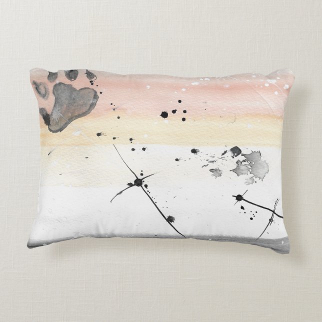 TROS Gay Bear Pride Accent Pillow (Back)