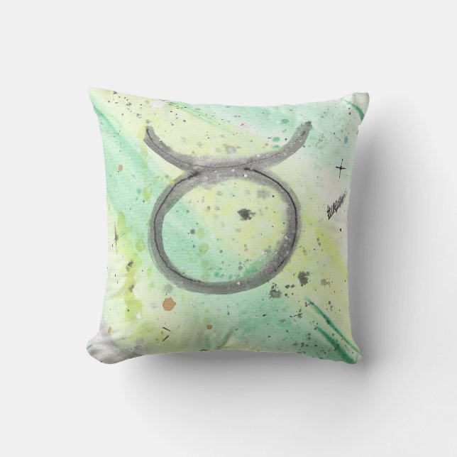 TROS Taurus Throw Pillow (Front)