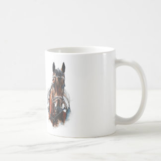 trotting horse art. Customize me. Coffee Mug