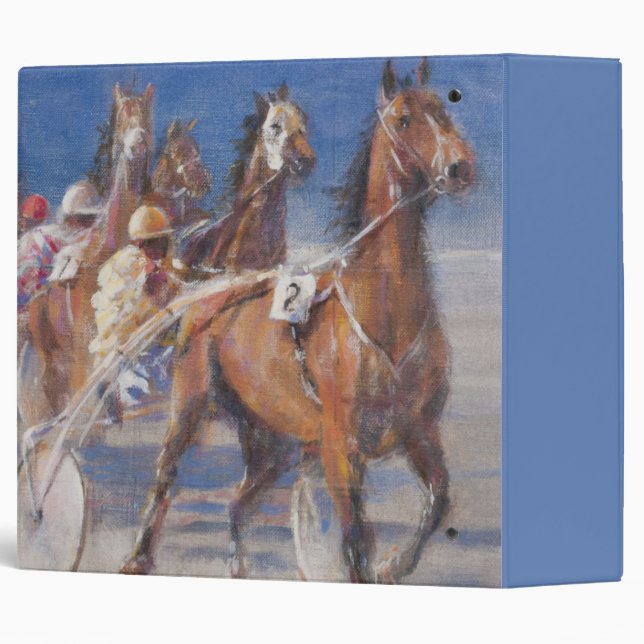 Trotting races Lancieux Brittany 2014 Binder (Back/Spine)