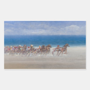 Trotting Races Lancieux Brittany 2014 Sticker