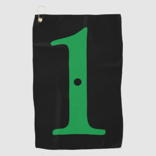 Trou dans une serviette de golf