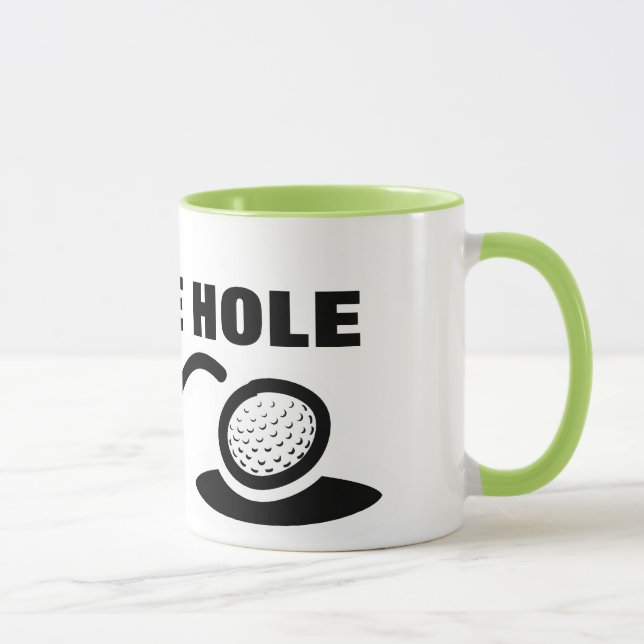 Trou de café de l'humour | de tasse de golf (Droite)