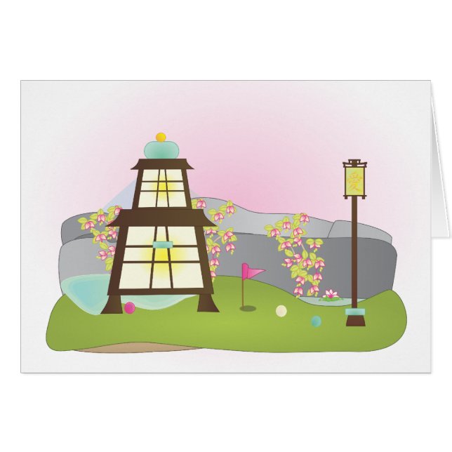 Trou de golf miniature n° 6 (Devant Horizontal)