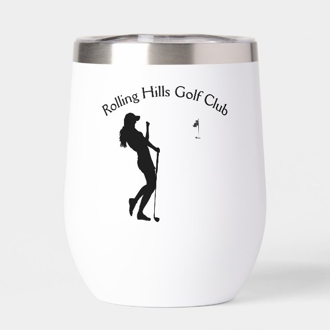 Trou de golf pour dames en une personne (Arrière)